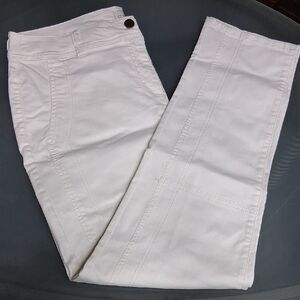 Chico's Cream Straight Leg Pants